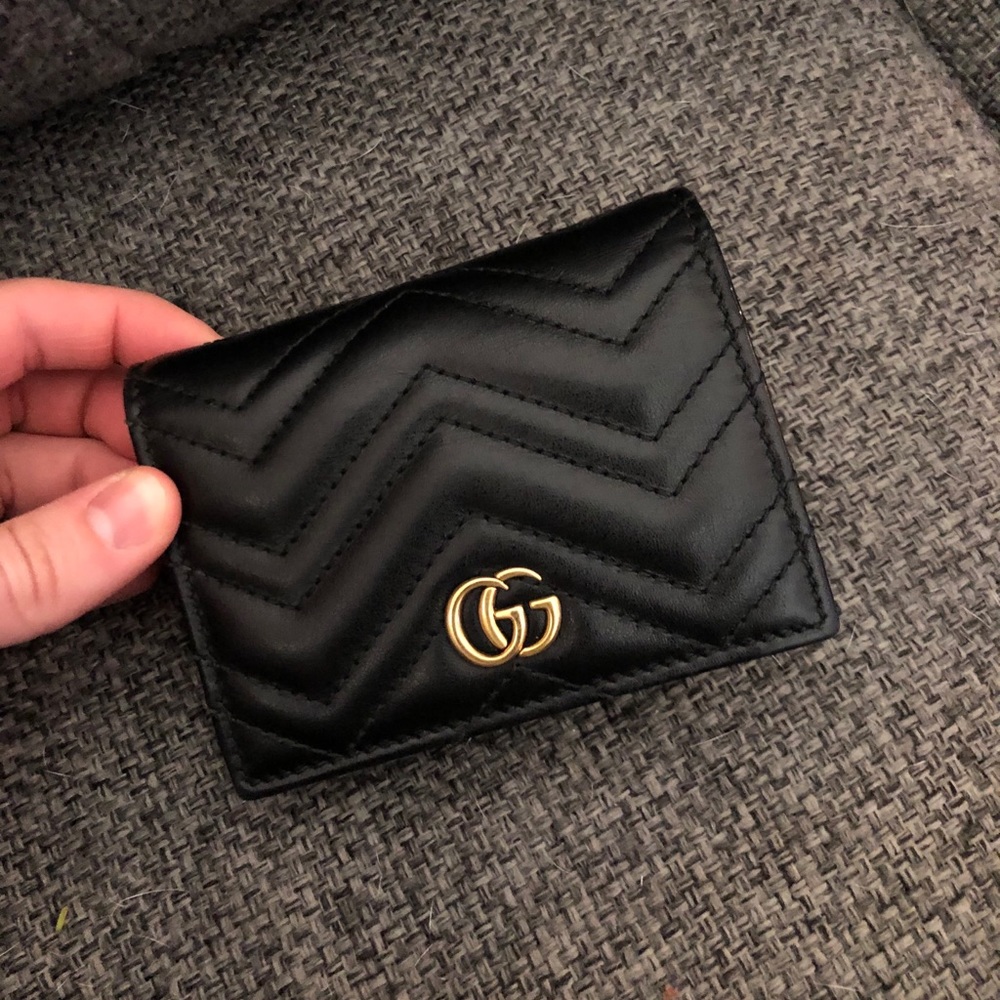 GG Marmont card case wallet